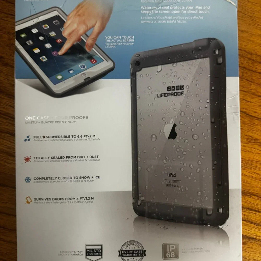 IPAD AIR WATERPROOF COVER AND PROTECTOR